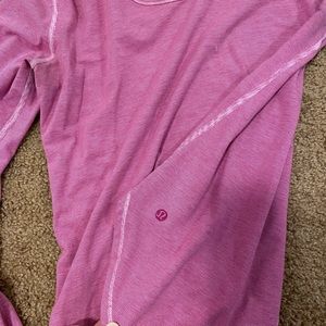 Pink long sleeve lululemon